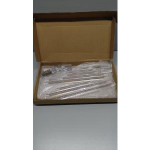 Clear Acrylic Narrow Side Table for Small Spaces, 15.7" L x 7.87" W x 24.6" H, 3 Tier Rectangle Slim End Table Nightstand, Small Skinny Bedside Table for Living Room, Bedroom, Bathroom