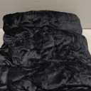 HYLEORY Heated Electric Blanket Twin 62"x84" Soft Fleece & Flannel with 5 Heating Levels & 10 Hours Timer Auto Shut Off, ETL Certified, Washable, Heated Blanket for Body-Black