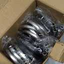 XJLKYMX Pants Hangers, 6Tier Closet Organizers and Storage Clothes Hangers,Stainless Steel Multifunctional Closet Organizer,Organization for Pants Trousers Jeans Leggings Slacks,Black Gold