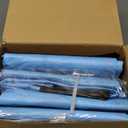 4 Pack Packing Bags for Moving, 115lb Capacity Heavy Duty Moving Totes with Strong Handles, Storage Bags with Internal Compression Straps, Alternative to Moving Boxes -103L,Blue and Black