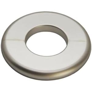 CAcoverVA 1 Piece Wall Split Flange, Self-Adhesive Escutcheon Plate for 33mm/1.3" Dia Pipe, ABS Round Plumbing Cover Plates for Bathroom Kitchen Toilet Faucet, Gold
