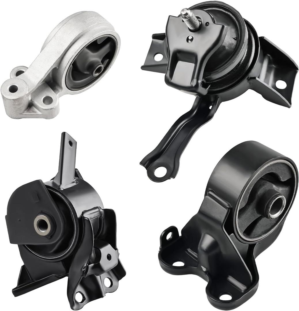 JDMON 4Pcs Engine Motor & Transmission Mount Kit Replacement for Kia Spectra L4 2.0L 2004 2005 2006, Auto Trans Compatible with A6776, A7142, A7144, A7178,218302F300, 219302F500, 218102F560