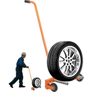 Tire Wheel Dolly 2.0 Pro | 500 lbs Heavy-Duty Truck Tire Lifting Tool | 9-33inch Adjustable Tire Cart Dollies with Reinforced Rod & Upgraded Wheels
