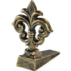 Door Stoppers for Bottom of Door Cast Iron Decorative Door Stop Wedge Doorstops (Antique Gold)