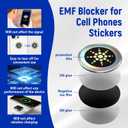 2026 New Electromagnetic Field Protection with 12Pcs EMF Stickers Blocker, EMF Blocker for Home, Office, Library, Coverage Area Up to 2000 Square Feet Per Level