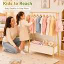 Homde Sturdy Kids Clothes Rack: 66 lb Capacity for Growing Wardrobe Needs