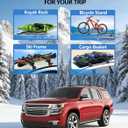 Fengyu Max Loading 220lb Heavy Duty Roof Rack Cross Bars for 2015-2020 Chevrolet Tahoe,Chevy Suburban, GMC Yukon XL, Cadillac Escalade ESV Aluminum Roof Rails Crossbars Cargo Bars Rooftop