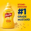 Frenchs Yellow Mustard, Classic, Stone-Ground #1 Grade Mustard Seeds, Product of the USA, Gluten Free, No Artificial Flavors, For Burgers, Brats, and Hot Dogs, 14 oz