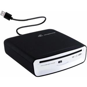 External Car Universal CD Player Machine, Vehicle External USB CD Player for Car Android Navigation-Plug and Play (Android Version 4.4 and Above)