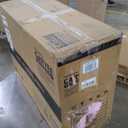 GarveeHome Kids Vanity with Lights Storage Cabinet & Touch Light Detachable Tri-Folding Mirror, 2 in 1 Toddler Vanity Table & Chair Set Wooden Girls Vanity Dress Table for Girls (White3)