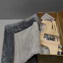 Zakkart Cat Perch for Window Sill with Bolster - Orthopedic Hammock Design with Premium Hardwood & Robust Metal Frame - Cat Window Seat for Large Cats and Kittens - Natural Color Wood Gray Bed, 24''W