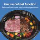 Hamilton Beach 6 Quart Set & Forget Programmable Slow Cooker, Black