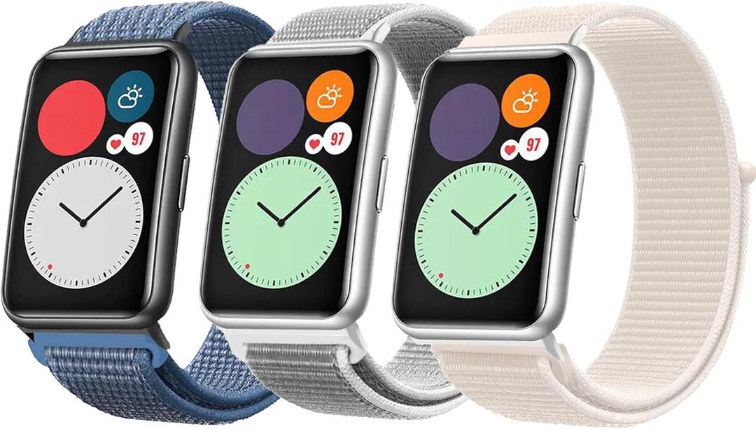 Sport Loop Band Compatible with Apple Watch Band 49mm 46mm 45mm 44mm 42mm 41mm 40mm 38mm Men Women, Braided Stretchy Nylon Loop Bands for iWatch Ultra 3 2 1 Series 11 10 9 8 7 SE 6 5 4 3 2 1 (Cape Blue& Black& Starlight)