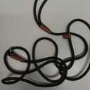 MayPaw Slip Lead Control Leash for Dogs No Pull, 13+ Colors Classic Dog Lead 7 FT Pet Slip Leash, 1/4 Rope Leashes for Small Medium Animals (7ft*1/4", Black)