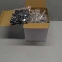 Tessco for you 100 Pcs Mini Liquor Bottles with Black Cap, Small Empty Shot Bottle, Airtight Plastic Spirit Alcohol, Salad Dressing Wine Hot Sauce Party Supplies(0.8 Oz)