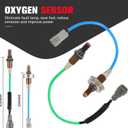 O2 Sensor Oxygen Sensor 2PCS Upstream Downstream Replacement 234-9108 234-4195 for Subaru Forester 2011-2013 Impreza 2010-2014 WRX 2014 4 Wire Heated 02 Sensor Direct Fit