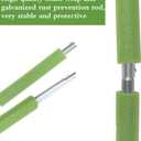 Universal Trampoline Poles, Replacement Poles with Clamp and Hardware and Enclosure Pole Connecters and Screws and Bolts, Pole Caps Fits Most Trampoline