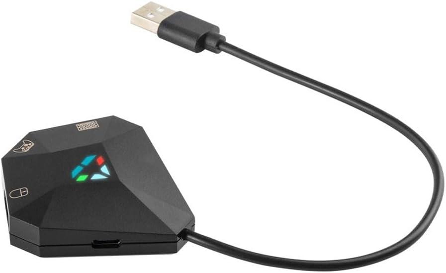 For PS4, Xbox One and Nintendo Switch: Keyboard and Mouse Adapter in Compact Design