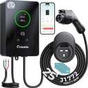 Level 2 EV Charger, 48A Hardwired, 25FT Cable, J1772 Wall Charger, 11.5kw