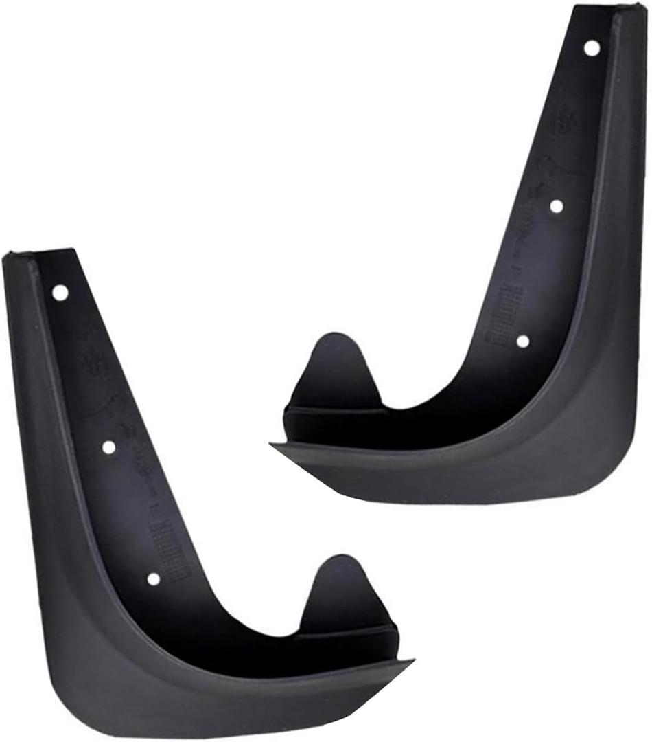 2 PCS Car Mud Flaps, Rear Tire Anti-Splash Mudguard Kit, ABS Waterproof Protection Fender Flap, Left Right Mudguard Protector, Tire Modification Accessory for Most Cars SUVs (Black)