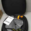 VEVOR EV Charger Extension Cable, 40Amp 40 ft J1772 Extension Cord Compatible with 120V-240V SAE J1772 Electric Vehicle Chargers, Level 1/Level 2 IP66 Heavy Duty Car Charging Cable with Carrying Bag