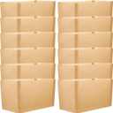 Kichvoe Toast Baking Cups Food-Grade Disposable Liners 50 Pcs 7.48X5.11X3.74 Inch Non-Stick Parchment Paper Bread Pan Liners for Baking Cakes Muffins and Snacks