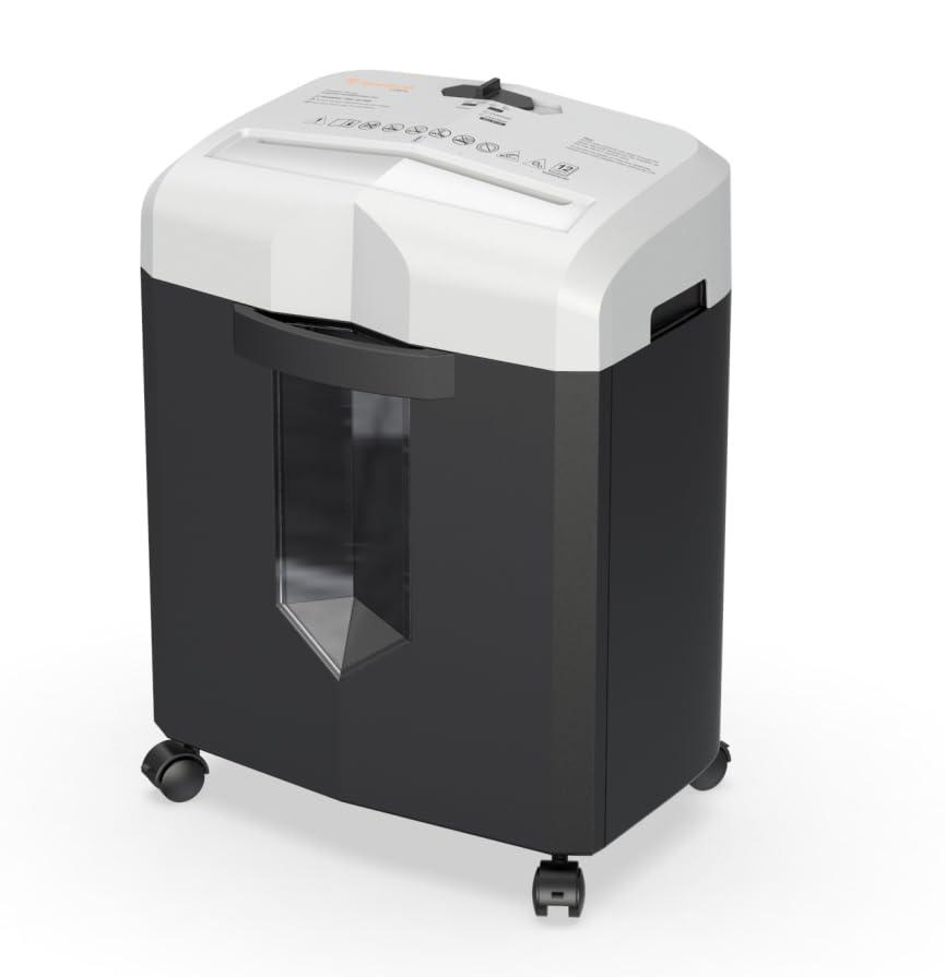 Bonsaii 12-Sheet Micro Cut 60-Minute Paper Shredders for Home Office