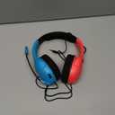 Turtle Beach Airlite Fit Wired Gaming Headset: Officially Licensed for Nintendo Switch, Nintendo Switch 2/Lite/OLED Model - Flip-to-Mute Mic, Over-Ear Comfort Cushions, 40mm Speakers - Neon Blue & Red