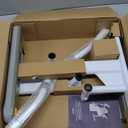 KMINA - Toilet Safety Rails for Seniors (330 lbs), Frame with Arms, Adjustable Height and Width, Grab Bars