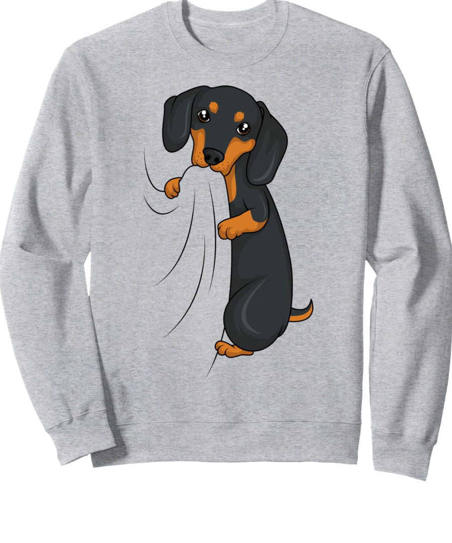 Dachshund Lover Weiner Dog Girls Women Kids Men Sweatshirt, Size XL