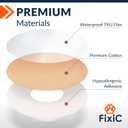 Fixic Freestyle Adhesive Patch 25 PCS Big Size – Good for Libre 1, 2, 3 & Plus – Enlite – Guardian – NO Glue in The Center of The Patch – Pre-Cut Back Paper – Long Fixation for Your Sensor!
