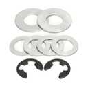 XIKE Lawn Mowers 9040H Front Wheel 3/4" Bearings Kit Compatible Craftsman Sears AYP Poulan Husqvarna Jonsered Weed Eater Roper Murray Noma 91334 491334MA. (Black)