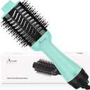 Aima Beauty One-Step Volumizer Hair Dryer Brush, 4-in-1 Upgrade Hot Air Brush for Less Frizz, More Shine, Oval Brush for Blowout, Light Green