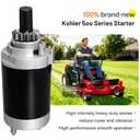 Starter Compatible with Kohler Courage Single 18 19 20 21 HP Cub Cadet,New Holland,Toro,SV540 SV541 SV590 SV600 SV610 SV620 Johnson Electric 2009801 2009805 2009806 2009808 2009810