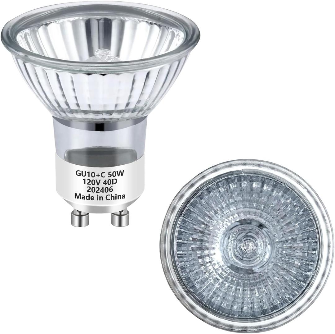 2Pcs Candle Warmer Light Bulbs Replacement, 50 Watt Wax Warmer Light Bulbs for Full Size Adjustable Temperature Height Candle Warmer Lamp