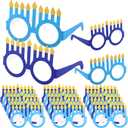 Liliful 50 Pairs Hanukkah Glasses Eyewear Paper Novelty for Party Decorations