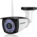 SV3C WiFi Camera Outdoor, 1080P ONVIF Conformance Two-Way Audio Security Camera, Motion Detection IP Cameras, Night Vision Surveillance Alarm Cam for Indoor Outdoor, Support Max 128GB SD Card Record (Single)