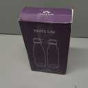 Insulated Water Bottle, 2 Pack-17oz Stainless Steel Water Bottles with straw lid, Metal Sports Water Bottles for Boys,Girls, Double Wall Vacuum BPA-Free Flask for School, Sports & Travel-Silver