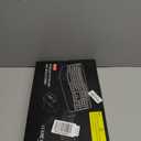 Wireless Keyboard and Mouse Combo, 2.4G Full Size Wave Keys Ergonomic Keyboard with Wrist Rest and 3Level DPI Adjustable Wireless Ergonomic Mouse for Windows, Mac OS Desktop/Laptop/PC(Black)