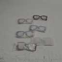 Kingdder 6 Pack Oversized Blue Light Glasses for Women Square Blue Light Blocking Glasses Stylish Computer Reading Eyeglasses