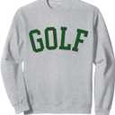 Golf Tee Sporty 90s Athleisure Vintage Golf Club Aesthetic Sweatshirt (XL)
