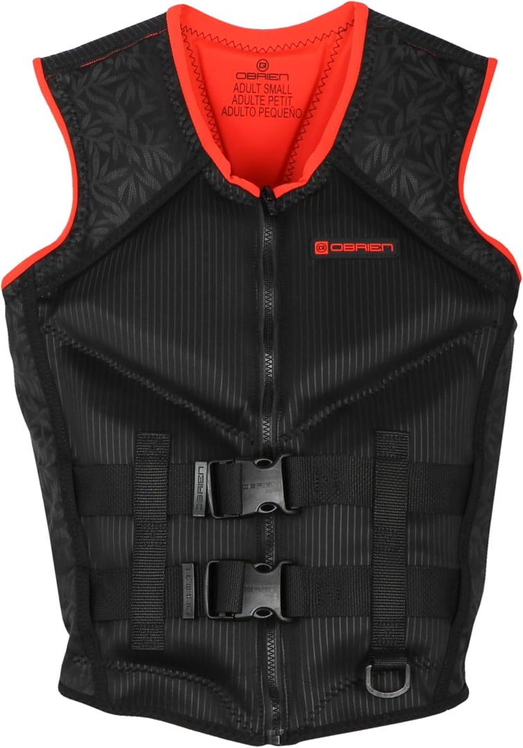 O'Brien Women's Recon US Coast Guard Approved Level 70 Buoyancy for Waterskiing, Wakeboarding, Surfing and Boating, S
