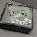 Litanika Comforter Full Size Set Sage Green, 3 Pieces Lightweight Bed Set, Solid Bedding Comforters Sets, Soft All Season Down Alternative Quilt Blanket