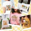 Fall Iron on Transfers, 9 Sheets DTF Transfers Ready to Press Washable Stickers Iron on Decals for T Shirts Hoodie Clothes Bag Fabric Decor DIY Crafts