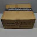 25" Artificial Topiary Ball Fall Tree with Yellow DaisyFake Mums Plants with Ground SpikeSet of 2 UV Resistant Faux Bushes, Fake Shrubs for Garden, Patio, Porch, Yard, Indoor (Orange)