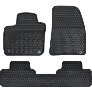 Car Floor Mats Custom Fit for 2019-2026 Volvo XC40 Not Fit Recharge Black Rubber Auto Liner Mats All Weather Protection Odorless