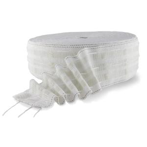Curtain Pleating Tape 10 Yards White British Style, Perfect for Making Home Decor Projects.(10 Yards 2.8 Inch)