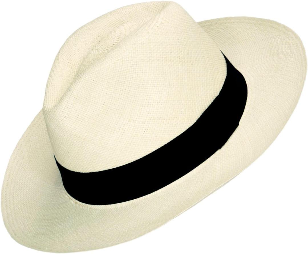 Gamboa Original Panama Hat for Men and Women Fedora Straw Summer Beach Sun Hat Protection UV UPF50+ (X-Large, Natural)