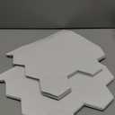 VEELIKE Hexagon Boho Peel and Stick Backsplash for Kitchen Brown Stick on Backsplash Tile Stickers 24-Sheets Adhesive Tile Decals 12''x12'' Waterproof Peel and Stick Wall Tiles for Bathroom Laundry