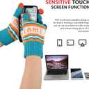 2 x Vintage Classic Skull Cap Beanie Hat Cuffed Winter Hat Knit Comes with Warm Gloves Gifts for Men Women Fans (Medium-Large)